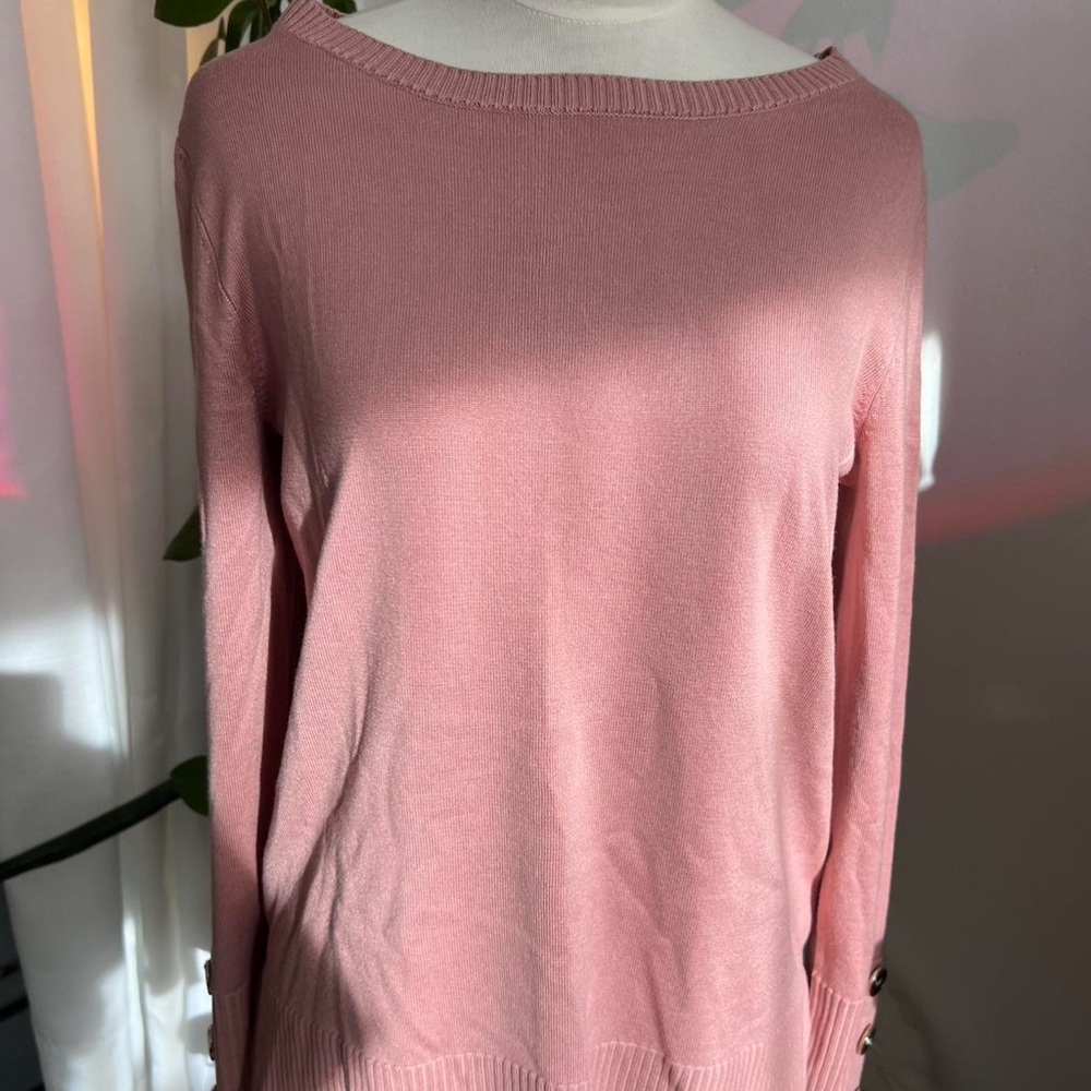 NWT Melissa Paige Elegant Pink Women's Sweater